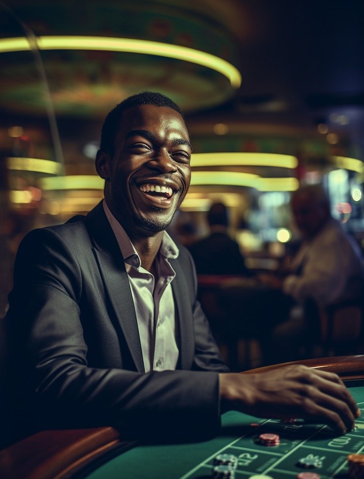 Exciting mobile casino gameplay showcased on handheld device